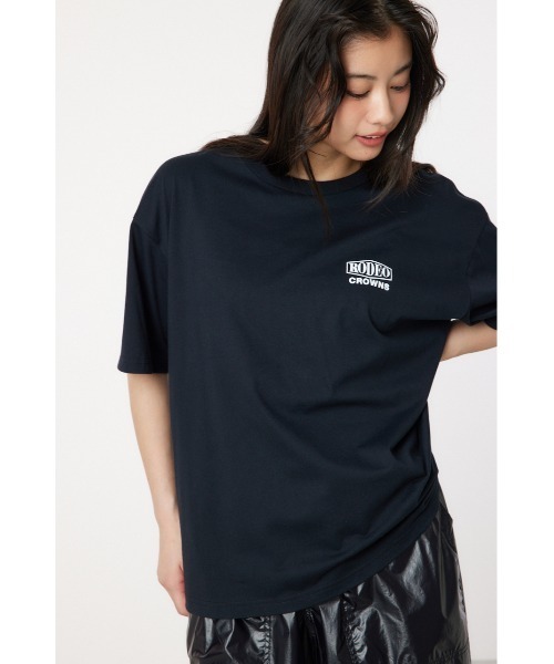 RODEO CROWNS WIDE BOWL（ロデオクラウンズワイドボウル）の「RC racer Patch Tシャツ（Tシャツ/カットソー・レディース・ブラック/ライトピンク/オフホワイト/ダークグリーン・FREE）」の22枚目の写真