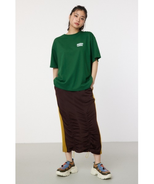RODEO CROWNS WIDE BOWL（ロデオクラウンズワイドボウル）の「RC racer Patch Tシャツ（Tシャツ/カットソー・レディース・ブラック/ライトピンク/オフホワイト/ダークグリーン・FREE）」の9枚目の写真