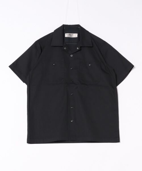 HOUSTON（ヒューストン）の「【HOUSTON】TC TWILL WORK S/S SHIRT（シャツ/ブラウス・メンズ・オフホワイト/ブラック/カーキ/チャコール・MEDIUM/LARGE/X-LARGE/XX-LARGE）」の4枚目の写真