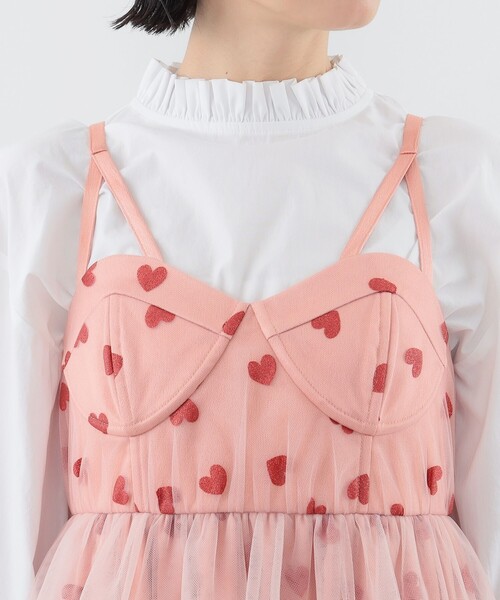 CAROLINA GLASER（カロリナ グレイサー）の「ハートチュール キャミ