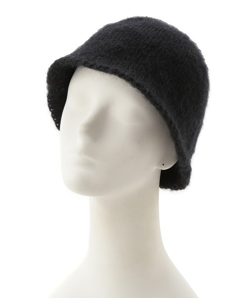 FRAY I.D(フレイアイディー)の「モヘアラウンドハット(ハット・レディース・ブラック/グレー/ホワイト・FREE)」の12枚目の写真