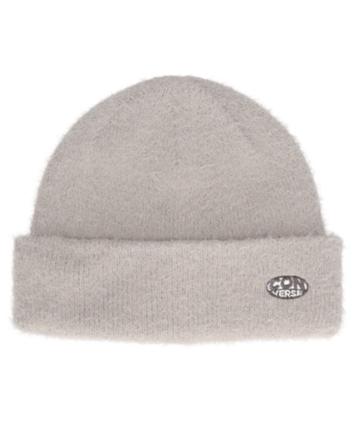 CONVERSE(コンバース)の「CONVERSE/コンバース CNL SHAGGY KNIT WATCH(ニットキャップ/ビーニー・レディース・グレー/ブラック・57~59cm)」の1枚目の写真