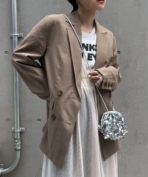 CIAOPANIC TYPY（チャオパニックティピー）の「【WEB限定】アソートテーラードジャケット（テーラードジャケット・レディース・ベージュ/ブラウン/グレー・ONE SIZE）」の10枚目の写真