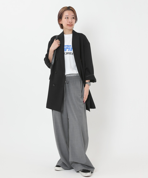 AP STUDIO(エーピーストゥディオ)の「ダブルブレストジャケット(テーラードジャケット・レディース・オリーブ/ブラック・38/36)」の15枚目の写真