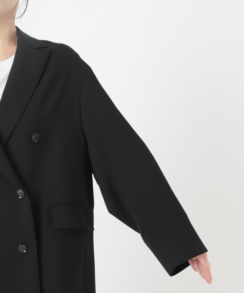 AP STUDIO(エーピーストゥディオ)の「ダブルブレストジャケット(テーラードジャケット・レディース・オリーブ/ブラック・38/36)」の7枚目の写真