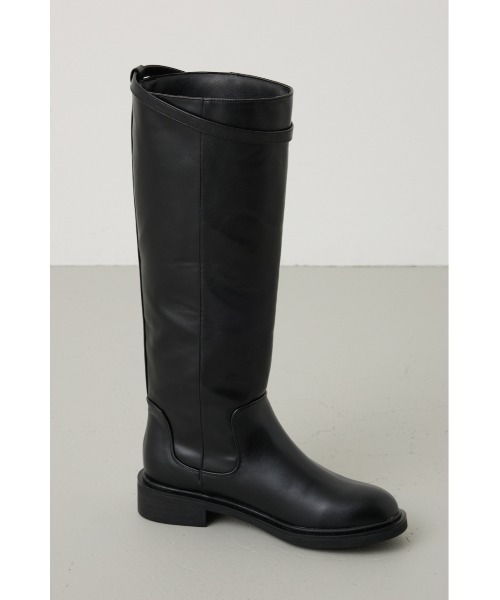 crie conforto(クリーコンフォルト)の「ベルトジョッキーブーツ(ブーツ・レディース・ブラック/キャメル/カーキ・LARGE/LL/SMALL/MEDIUM)」の11枚目の写真