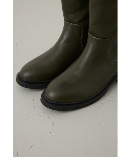 crie conforto(クリーコンフォルト)の「ベルトジョッキーブーツ(ブーツ・レディース・ブラック/キャメル/カーキ・LARGE/LL/SMALL/MEDIUM)」の17枚目の写真
