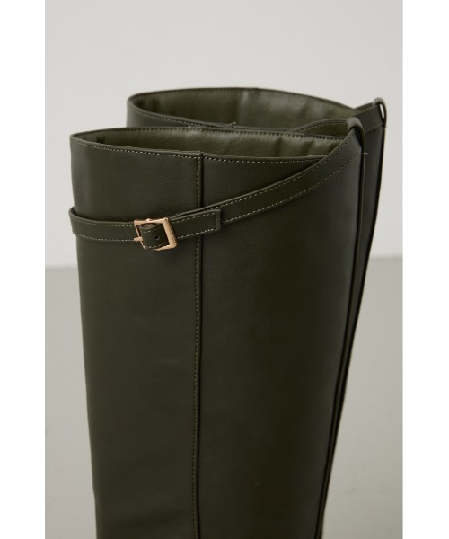 crie conforto(クリーコンフォルト)の「ベルトジョッキーブーツ(ブーツ・レディース・ブラック/キャメル/カーキ・LARGE/LL/SMALL/MEDIUM)」の18枚目の写真