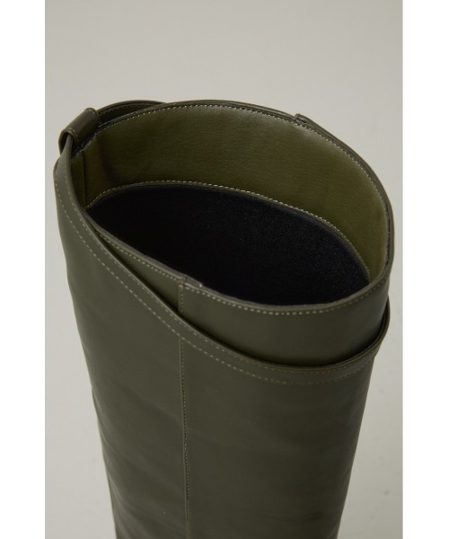 crie conforto(クリーコンフォルト)の「ベルトジョッキーブーツ(ブーツ・レディース・ブラック/キャメル/カーキ・LARGE/LL/SMALL/MEDIUM)」の21枚目の写真