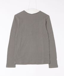 ミニワッフル長袖カットソー -手洗い可-