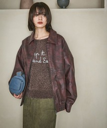 CAPRI BLUE 赤 ブルゾン ブルゾン（レッド/赤色系）ファッション通販 - ZOZOTOWN