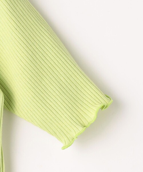 green label relaxing（グリーンレーベルリラクシング）の「TJ バイカラー テレコ プルオーバー / キッズ  100cm-130cm（Tシャツ/カットソー・キッズ・ブラウン/ライトブルー/ライム・130cm/100cm/120cm/110cm）」の7枚目の写真