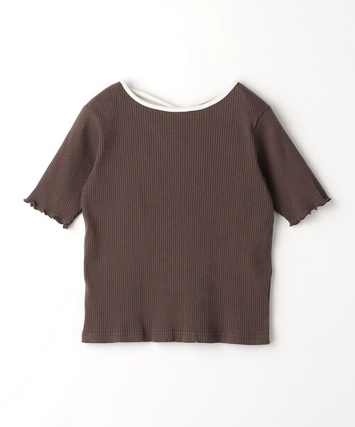 green label relaxing（グリーンレーベルリラクシング）の「TJ バイカラー テレコ プルオーバー / キッズ  100cm-130cm（Tシャツ/カットソー・キッズ・ブラウン/ライトブルー/ライム・130cm/100cm/120cm/110cm）」の11枚目の写真