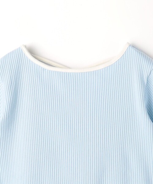 green label relaxing（グリーンレーベルリラクシング）の「TJ バイカラー テレコ プルオーバー / キッズ  100cm-130cm（Tシャツ/カットソー・キッズ・ブラウン/ライトブルー/ライム・130cm/100cm/120cm/110cm）」の16枚目の写真