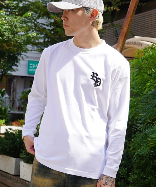 【RIPPER】RP刺繍 L/S Tシャツ / RP Embroidery Long Sleeve T-Shirt / ロンT 長袖Tシャツ(Tシャツ/カットソー)|RIPPER(リッパー)
