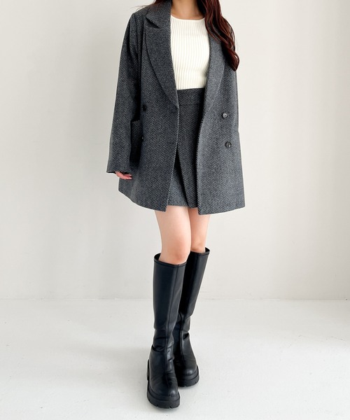 Heather（ヘザー）の「Winter ラップミニスカート　144348（スカート・レディース・ブラック系その他/ブラウン系その他/グレー系その他・S/M）」の22枚目の写真