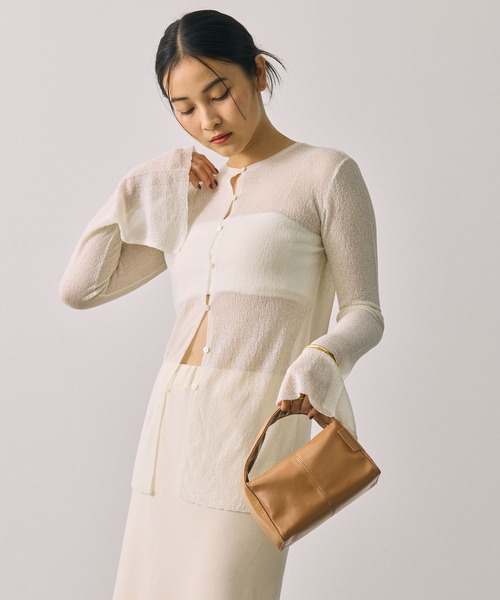 【セール】シアーニットカーディガン（カーディガン/ボレロ）｜BABYLONE（バビロン）