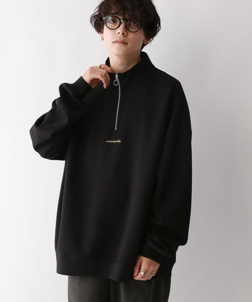 RAGEBLUE（レイジブルー）の「【WEB限定】サイドライン/テックプルオーバースウェット/ハーフジップ（スウェット・メンズ・ブラック系その他/ブルー/ホワイト系その他/ホワイト/ブラック・FREE）」の3枚目の写真