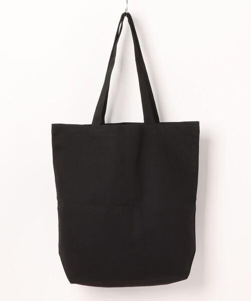 MAISON CLUB(メゾンクラブ)の「【MAISON CLUB】Sunday Strolling Club / プリントロゴ キャンバストートバック A4収納可能(トートバッグ・メンズ・アイボリー/ブラック・FREE)」の3枚目の写真