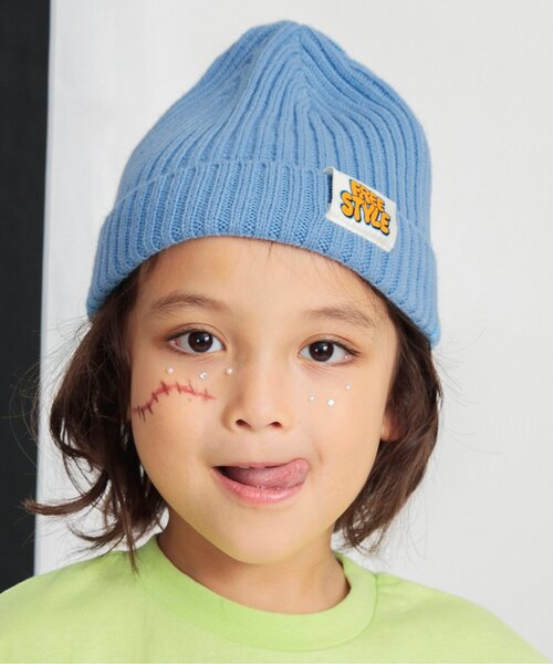 ビーニー2点　ピンク　グリーン ミックスカラービーニー | ファッション通販サイト NUGU