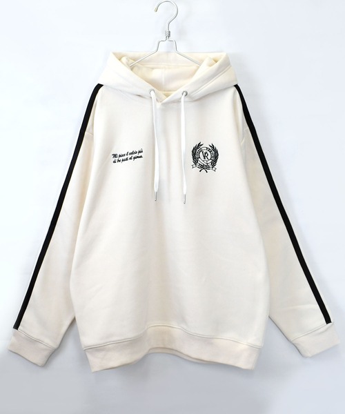 セール】uniform design sweat hoodie/ユニフォームデザイン