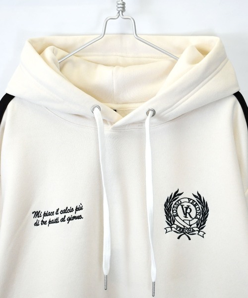 セール】uniform design sweat hoodie/ユニフォームデザイン