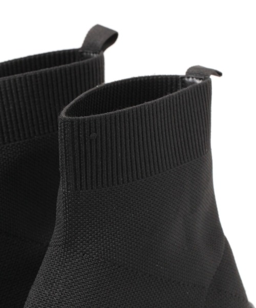 LAKOLE(ラコレ)の「ニットスニーカーソールブーツ / 140064(ブーツ・レディース・アイボリー/ブラック・MEDIUM/LARGE)」の9枚目の写真