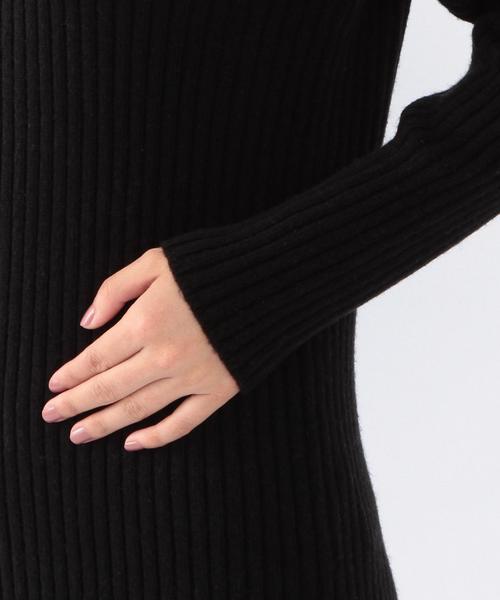 Another Edition（アナザーエディション）の「ワイドリブワンピース/ AEBC W/N ワイドリブOP（ワンピース・レディース・ブラック/モカ/オリーブ・フリー）」の9枚目の写真