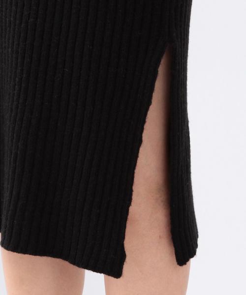 Another Edition（アナザーエディション）の「ワイドリブワンピース/ AEBC W/N ワイドリブOP（ワンピース・レディース・ブラック/モカ/オリーブ・フリー）」の10枚目の写真