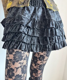 Y2K SYNAPSE FACTORY | 【ワイルドサテン】フリルスカート(スカート)