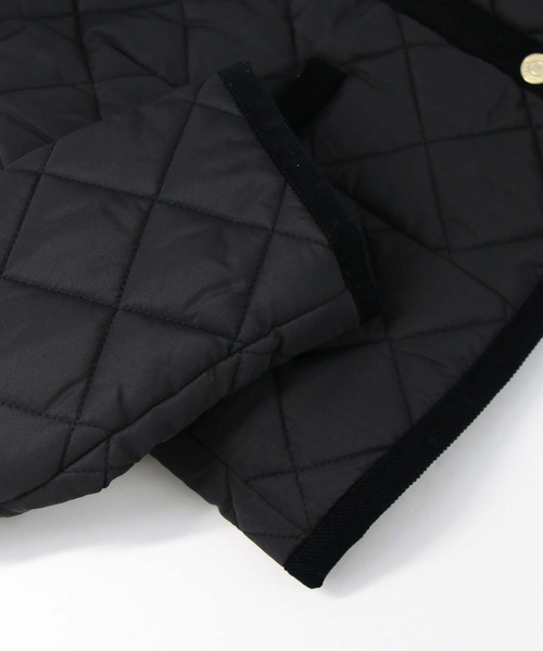 Gready Brilliant（グレディブリリアン）の「クルーキルティングジャケット（ノーカラージャケット・レディース・ブラック・FREE）」の19枚目の写真