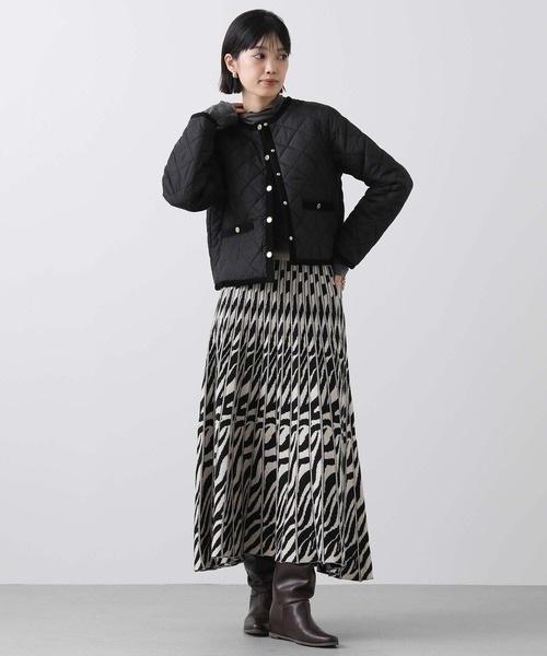 Gready Brilliant（グレディブリリアン）の「クルーキルティングジャケット（ノーカラージャケット・レディース・ブラック・FREE）」の20枚目の写真