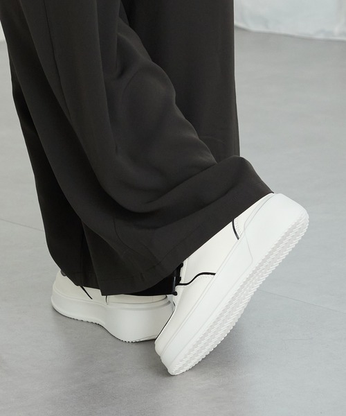 ORiental TRaffic(オリエンタルトラフィック)の「バイカラーボリュームソールスニーカー/OT3750(スニーカー・レディース・ブラック×ホワイト/ホワイト/レッド/ブラウン・35/36/37/38/39/40/41/42)」の17枚目の写真