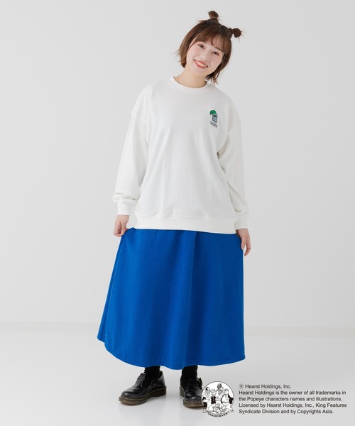 JAM & LINK(ジャムアンドリンク)の「ポパイ 裏毛トレーナー(スウェット・メンズ・杢グレー/ホワイト・S/M/L)」の17枚目の写真