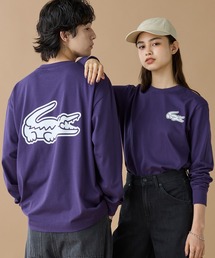 LACOSTE（ラコステ）の「【オンライン限定】LACOSTE オーバーサイズ バックプリント ロングスリーブTシャツ（Tシャツ/カットソー・メンズ）」