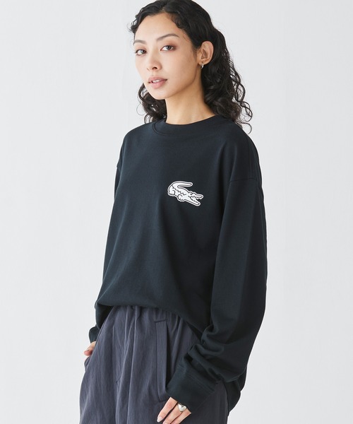 オンライン限定】LACOSTE オーバーサイズ バックプリント ロング