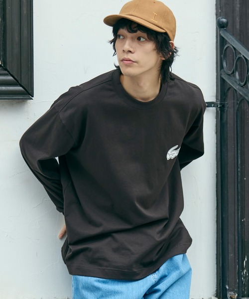 オンライン限定】LACOSTE オーバーサイズ バックプリント ロング