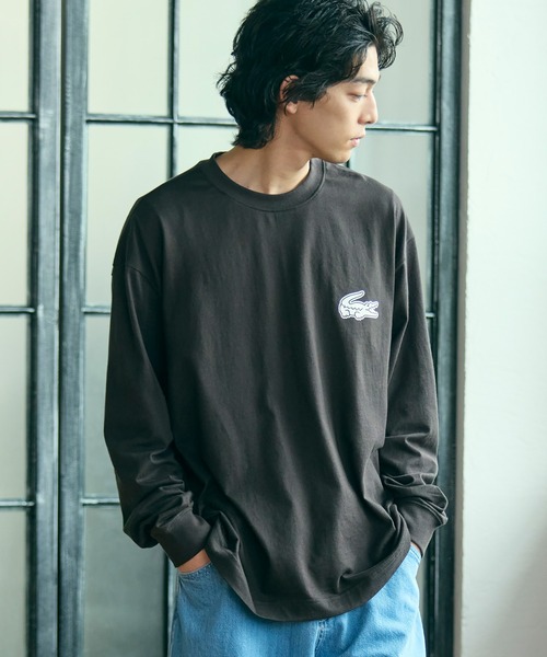オンライン限定】LACOSTE オーバーサイズ バックプリント ロング