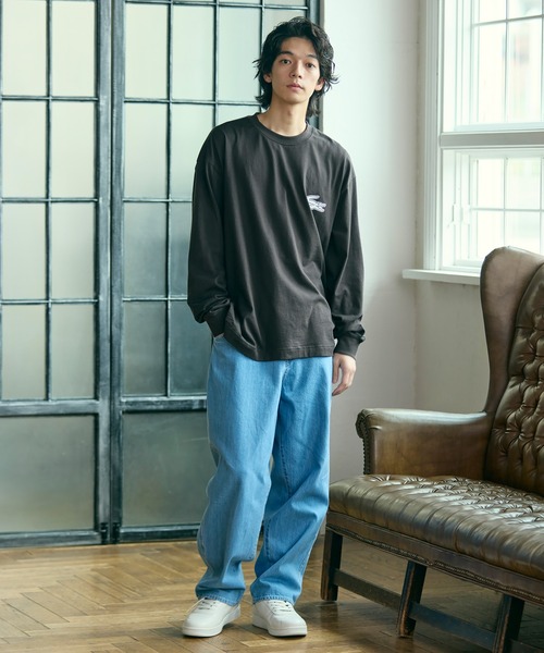 オンライン限定】LACOSTE オーバーサイズ バックプリント ロング