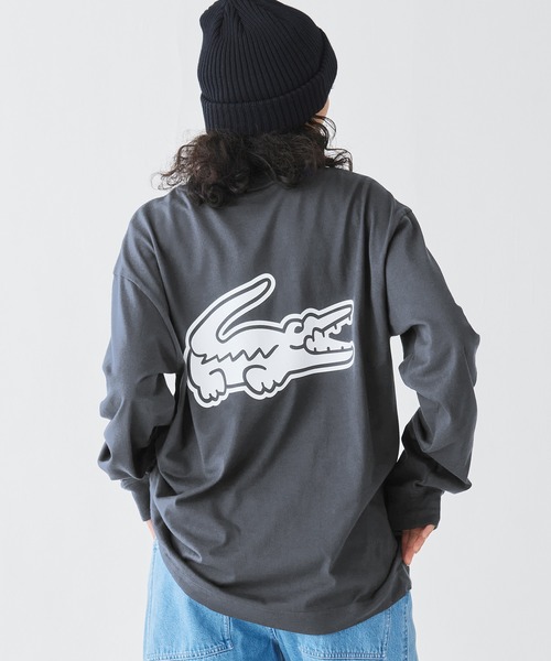 オンライン限定】LACOSTE オーバーサイズ バックプリント ロング