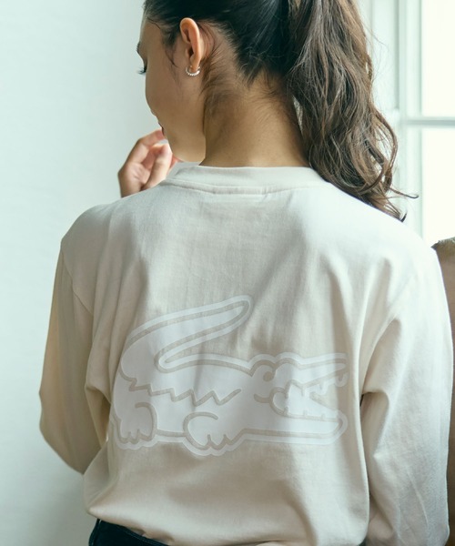 オンライン限定】LACOSTE オーバーサイズ バックプリント ロング