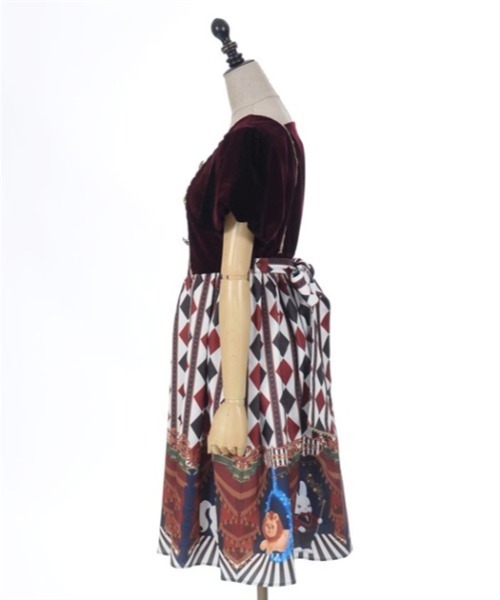 axes femme kawaii（アクシーズファムカワイイ）の「ドールズサーカスワンピース（ワンピース・レディース・ブラック/ワイン/ブルー・MEDIUM）」の19枚目の写真