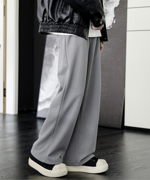 neos（ネオス）の「【neos】ルーズシルエット コーデュロイ あったか イージー ワイド パンツ（その他パンツ・メンズ・ネイビー/ベージュ/アイボリー/ブラック/グレー・SMALL/MEDIUM/LARGE/X-LARGE/XX-LARGE）」の21枚目の写真