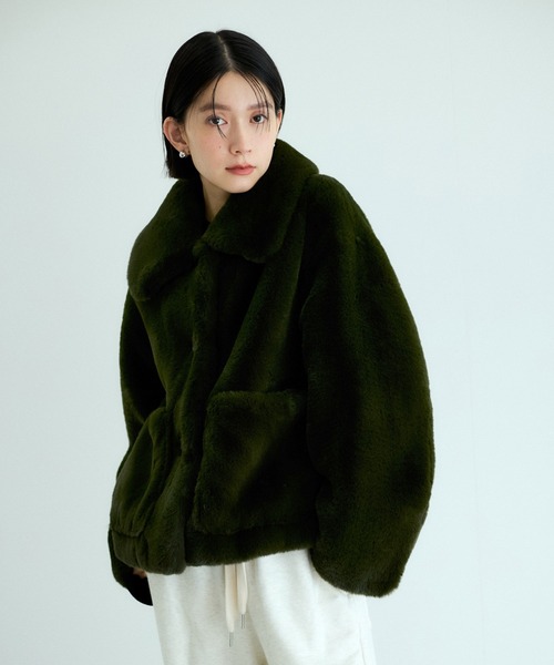 jakke（ジャッキー）の「【Jakke(ジャッキー)】TRACI COAT（その他アウター・レディース・ダークグリーン・S）」の4枚目の写真