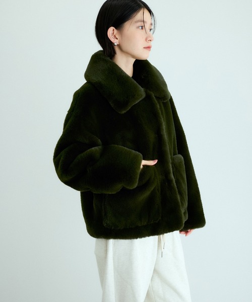 jakke（ジャッキー）の「【Jakke(ジャッキー)】TRACI COAT（その他アウター・レディース・ダークグリーン・S）」の6枚目の写真
