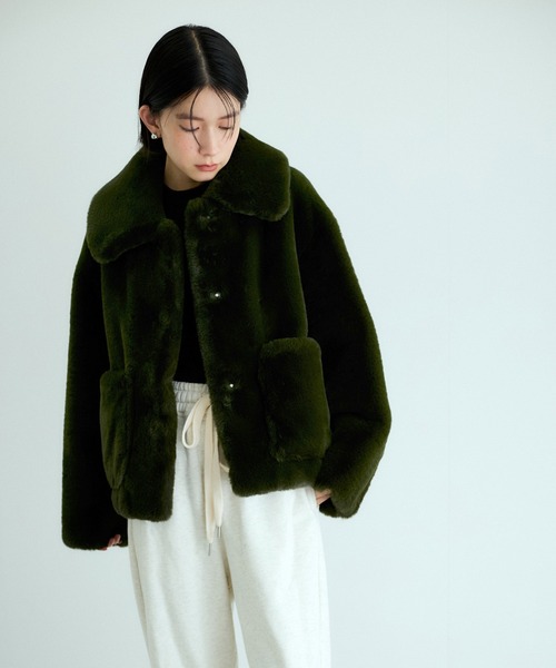 jakke（ジャッキー）の「【Jakke(ジャッキー)】TRACI COAT（その他アウター・レディース・ダークグリーン・S）」の10枚目の写真