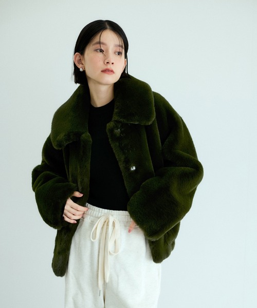 jakke（ジャッキー）の「【Jakke(ジャッキー)】TRACI COAT（その他アウター・レディース・ダークグリーン・S）」の12枚目の写真