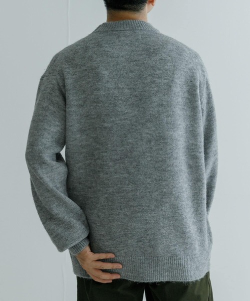 URBAN RESEARCH（アーバンリサーチ）の「『UR GREEN』CREW NECK KNIT（ニット/セーター・メンズ・チャコールグレー/ライトグレー/ネイビー/カーキ/イエロー系その他・MEDIUM/LARGE）」の7枚目の写真