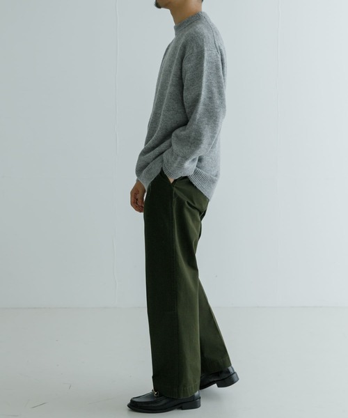 URBAN RESEARCH（アーバンリサーチ）の「『UR GREEN』CREW NECK KNIT（ニット/セーター・メンズ・チャコールグレー/ライトグレー/ネイビー/カーキ/イエロー系その他・MEDIUM/LARGE）」の10枚目の写真