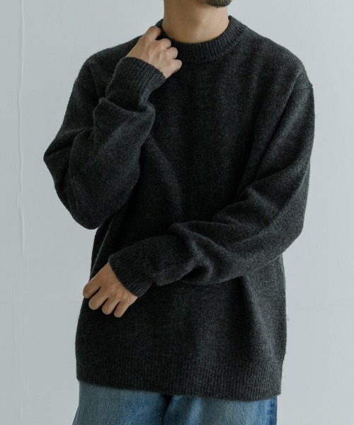 URBAN RESEARCH（アーバンリサーチ）の「『UR GREEN』CREW NECK KNIT（ニット/セーター・メンズ・チャコールグレー/ライトグレー/ネイビー/カーキ/イエロー系その他・MEDIUM/LARGE）」の13枚目の写真